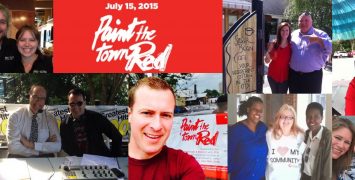 Paint the Town Red A Success!