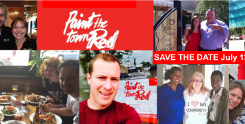 4th Annual Paint The Town Red – July 13, 2016