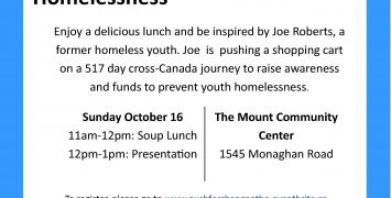 Push for Change Event: Soup and Speaker on Youth Homelessness