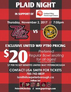 United Way Plaid Night-Flyer