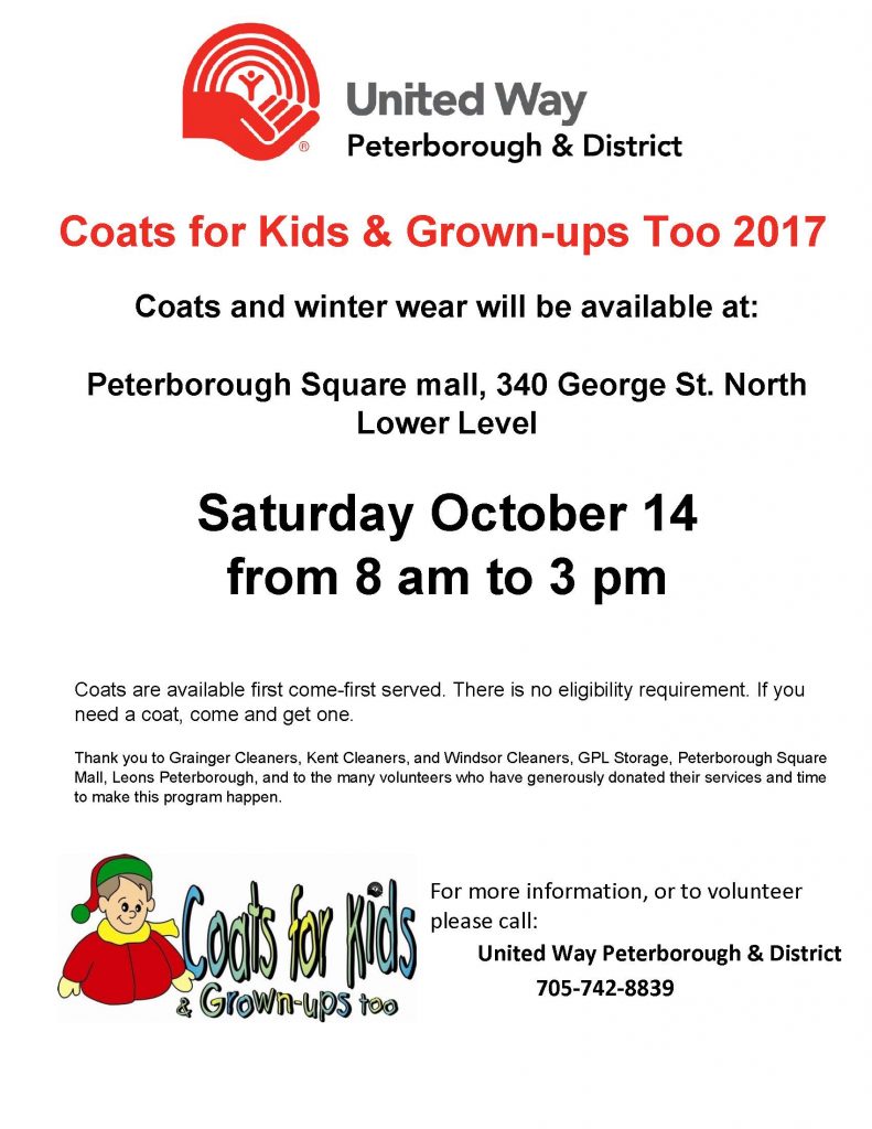 Coats 4 Kids Distribution poster