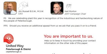 Check your mail for YOUR chance to change a life for the better