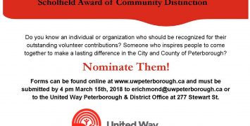 Scholfield Award of Community Distinction