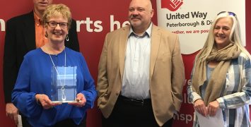 Marion Burton  Awarded Scholfield Award of Community Distinction