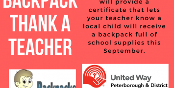Thank a Teacher – Buy a Backpack