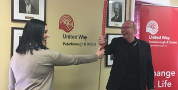 Passing the Torch to 2019 United Way Campaign Chair David Goyette