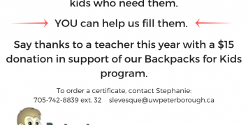 Buy A Backpack -Thank a Teacher