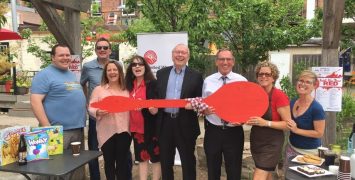 Kicking off the 7th Annual Paint the Town Red event!